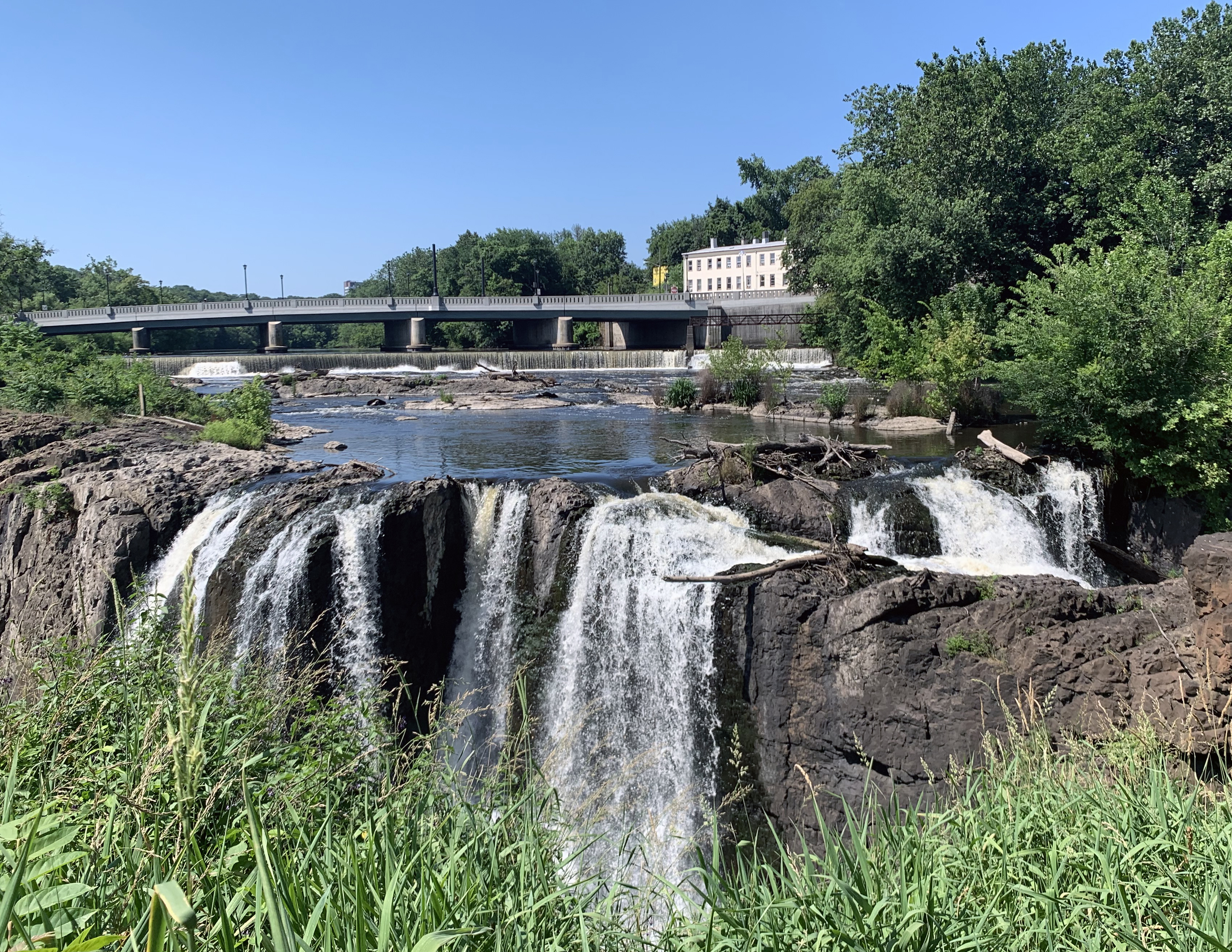 The Great Falls along the Passaic River in Paterson (Passaic County) on June 25th. Photo by Dave Robinson. Photo of The Great Falls along the Passaic River in Paterson (Passaic County) on June 25th.