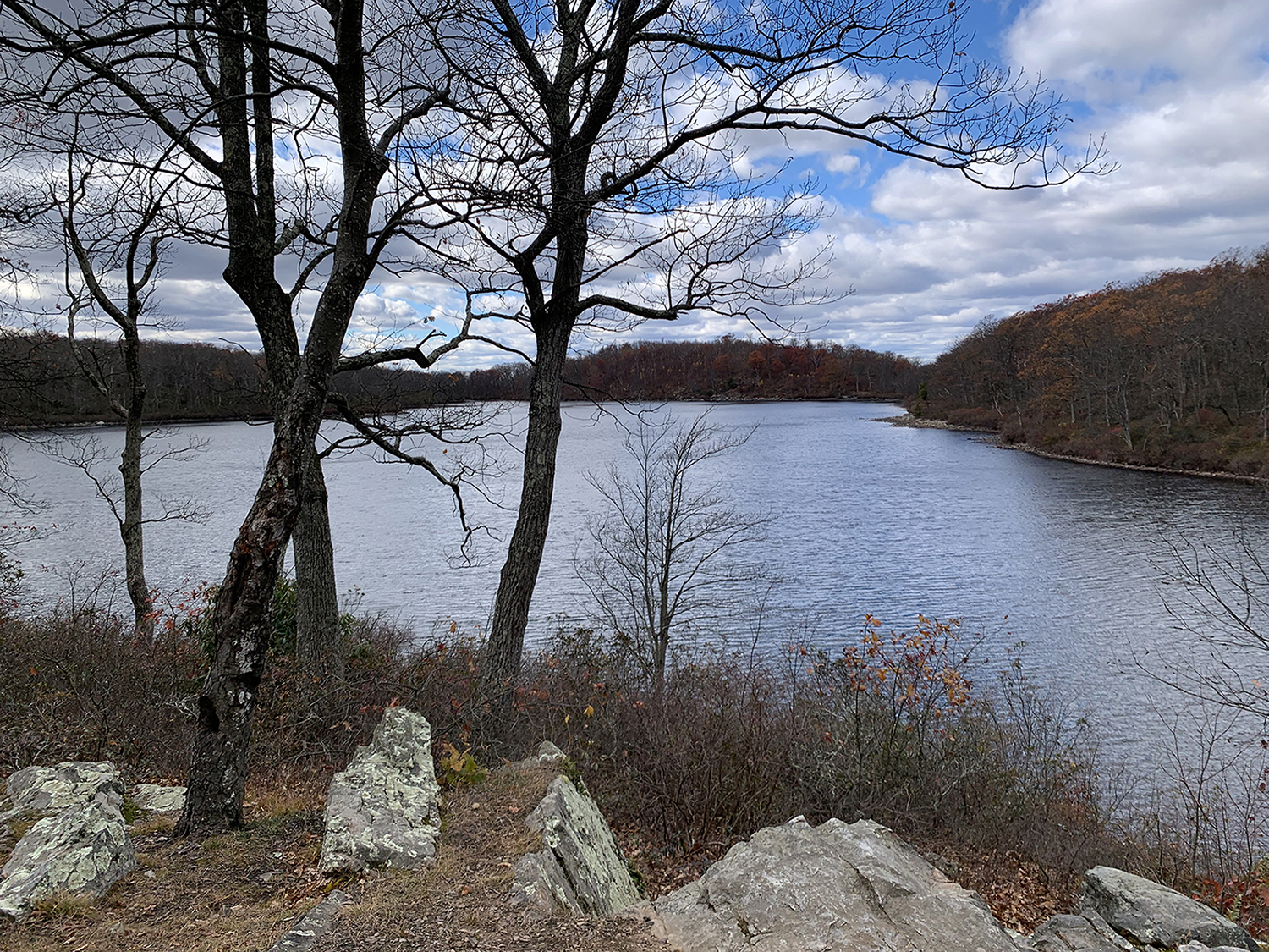 Sunfish Pond along the Appalachian Trail in Worthington State Forest (Hardwick Township, Warren County) on November 6th. Photo by Dave Robinson. Sunfish Pond along the Appalachian Trail in Worthington State Forest (Hardwick Township, Warren County) on November 6th.