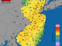 Temperature map