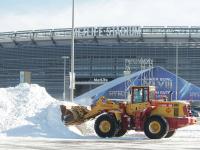 Snow removal at Metlife Stadium