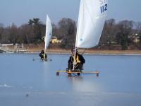 Ice boating on the Navesink River (Monmouth County) on January 24th. 