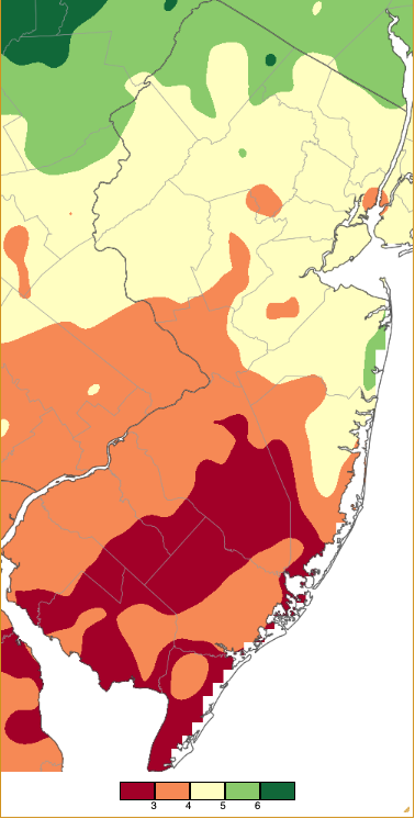 Fall 2024 precipitation across New Jersey from 8AM on August 31st through 7AM November 30th based on a PRISM (Oregon State University) analysis generated using generated using NWS Cooperative and CoCoRaHS observations.