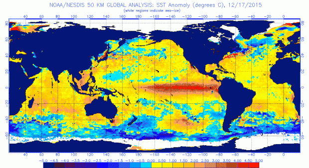 El Nino Sea Surface Temps
